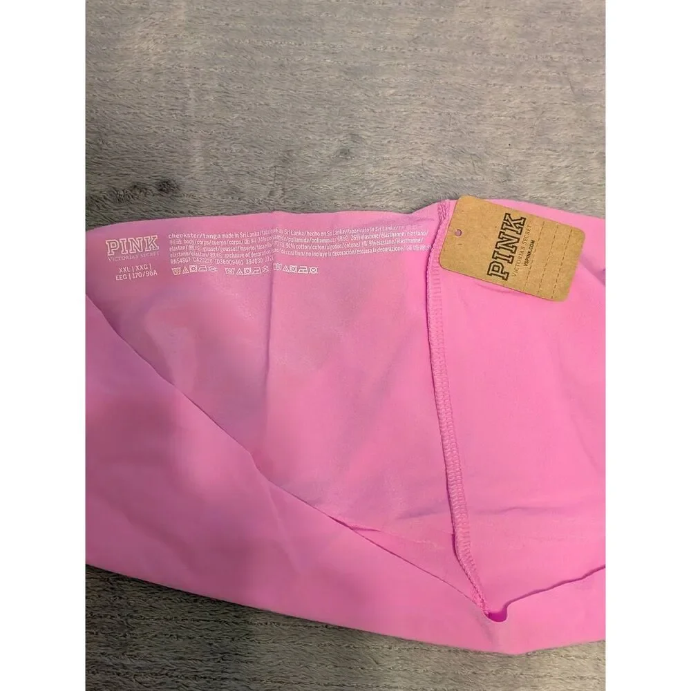 NWT Victoria's Secret Pink Size XXL Lace Edge Cheeky Panty We Are All Equal